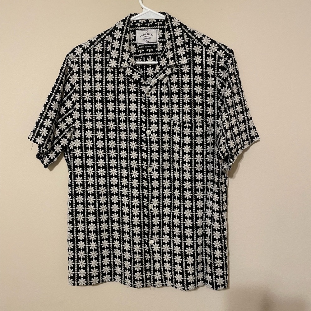 Portuguese Flannel embroidered button down